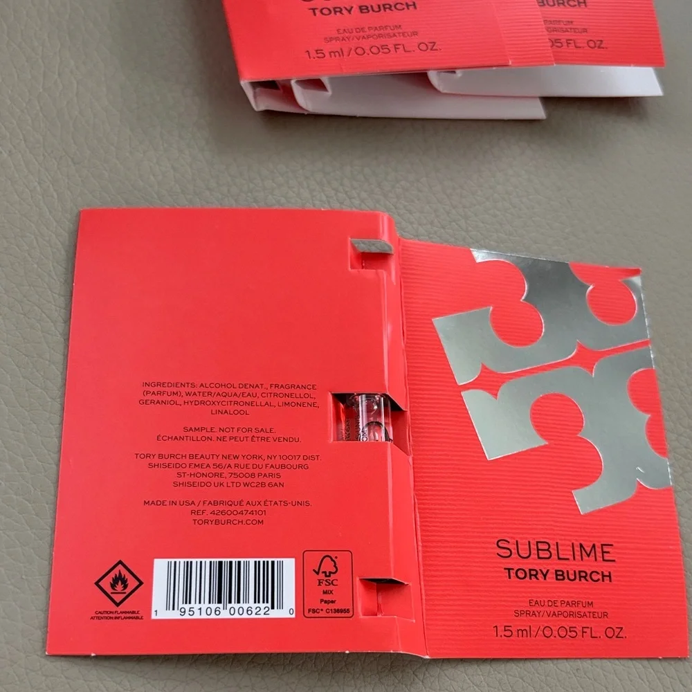 Tory Burch Sublime Eau De Parfum samples ( 6 samples ) - Picture 3 of 3
